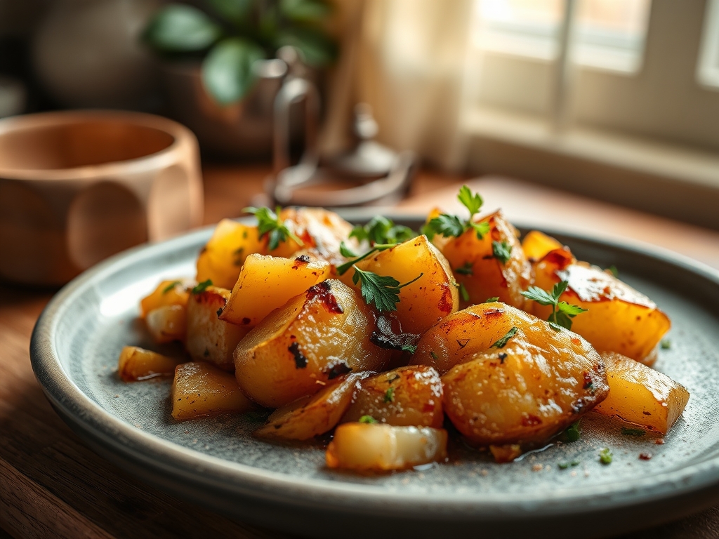 Freshly prepared asian potato recipes