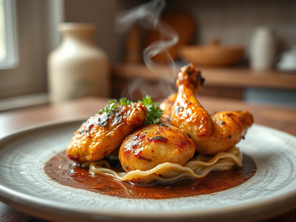 Freshly prepared barbecue baked chicken recipes