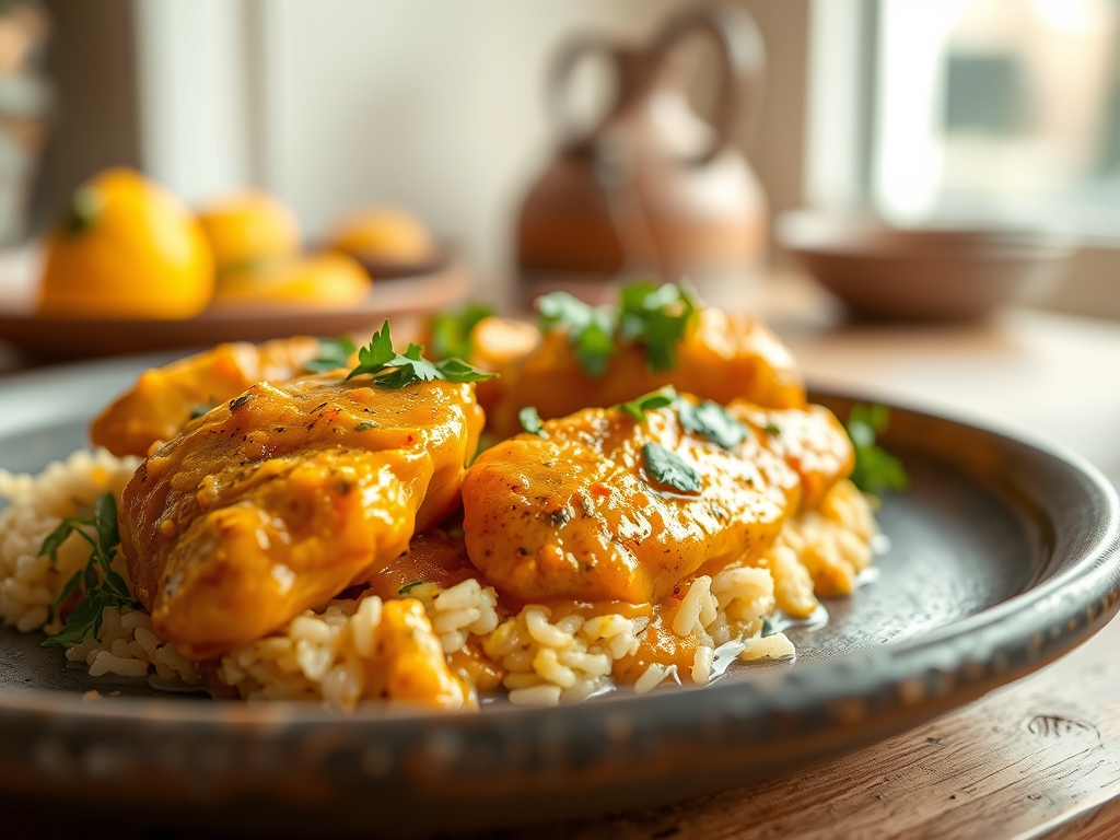 Freshly prepared chicken recipes korma