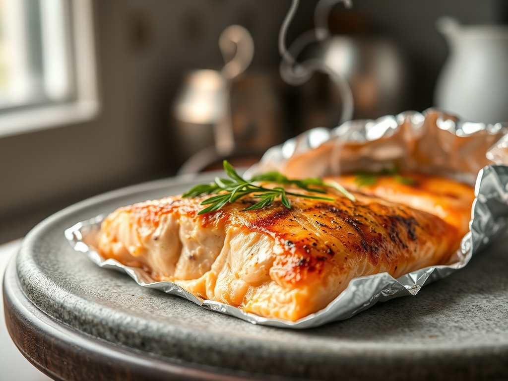 Freshly prepared foil packet salmon recipes