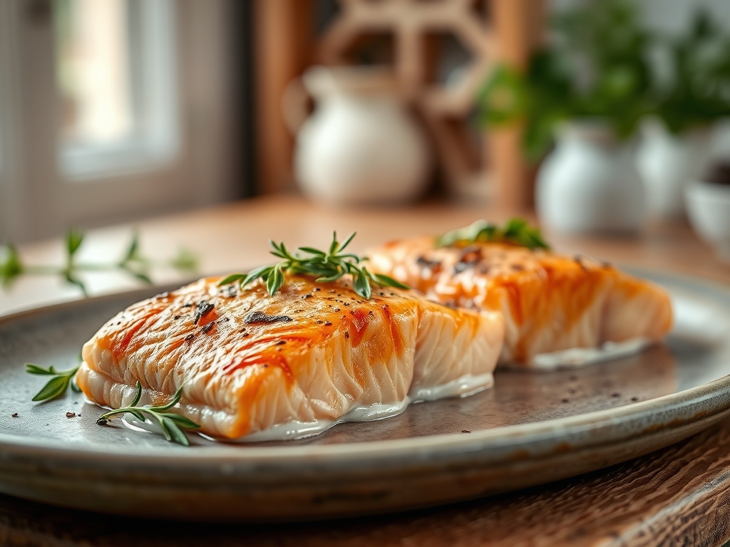 Freshly prepared low sodium salmon recipes