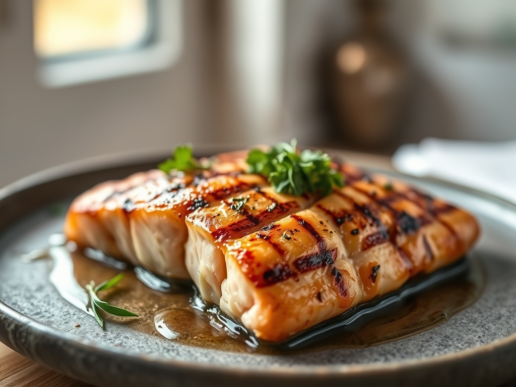 Freshly prepared marinated grilled salmon recipes