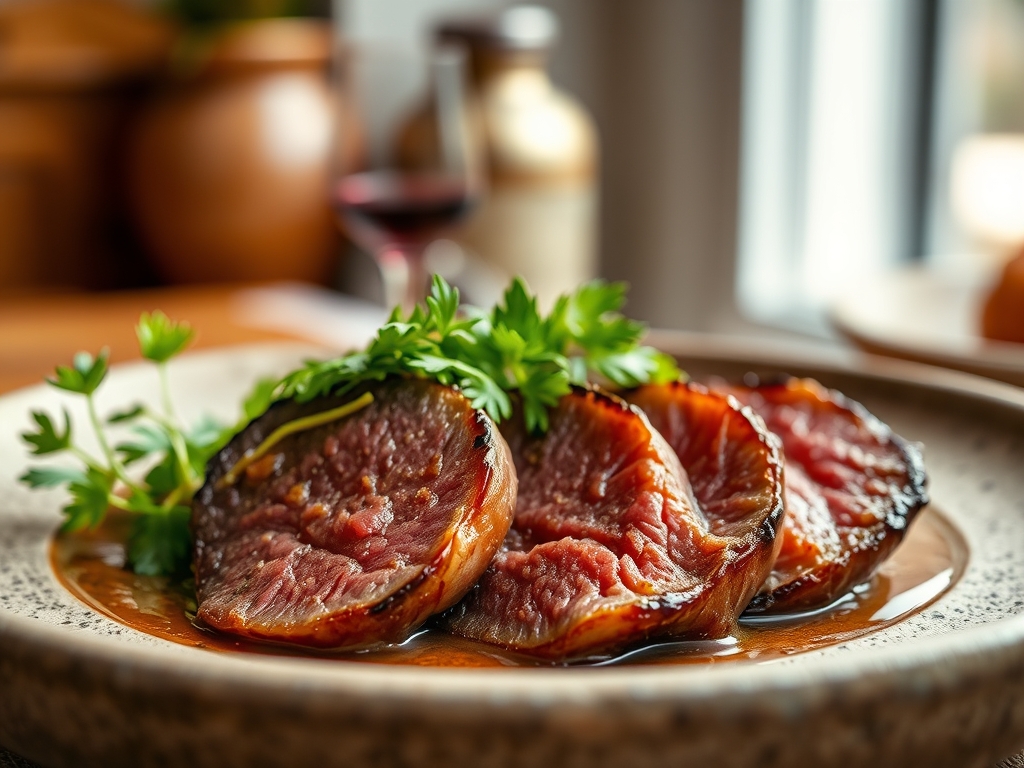 Freshly prepared round beef recipes