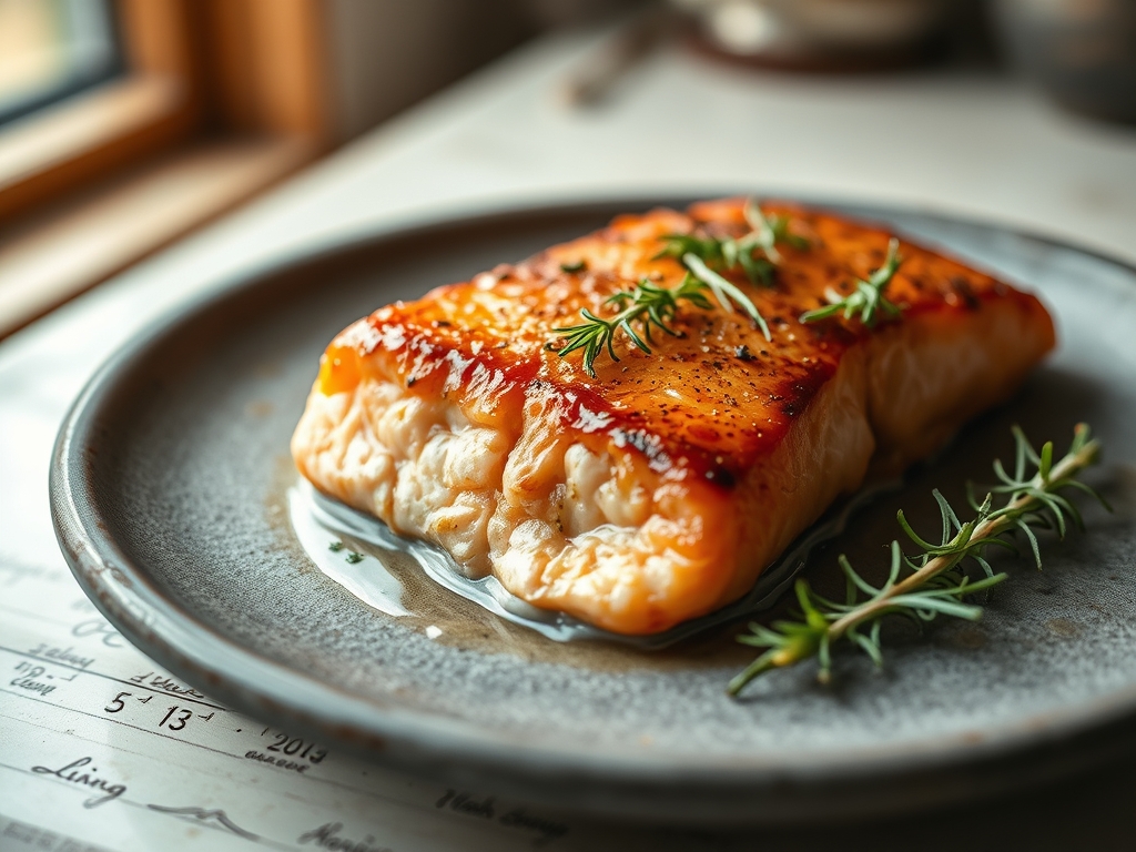 Freshly prepared salmon recipes for winter