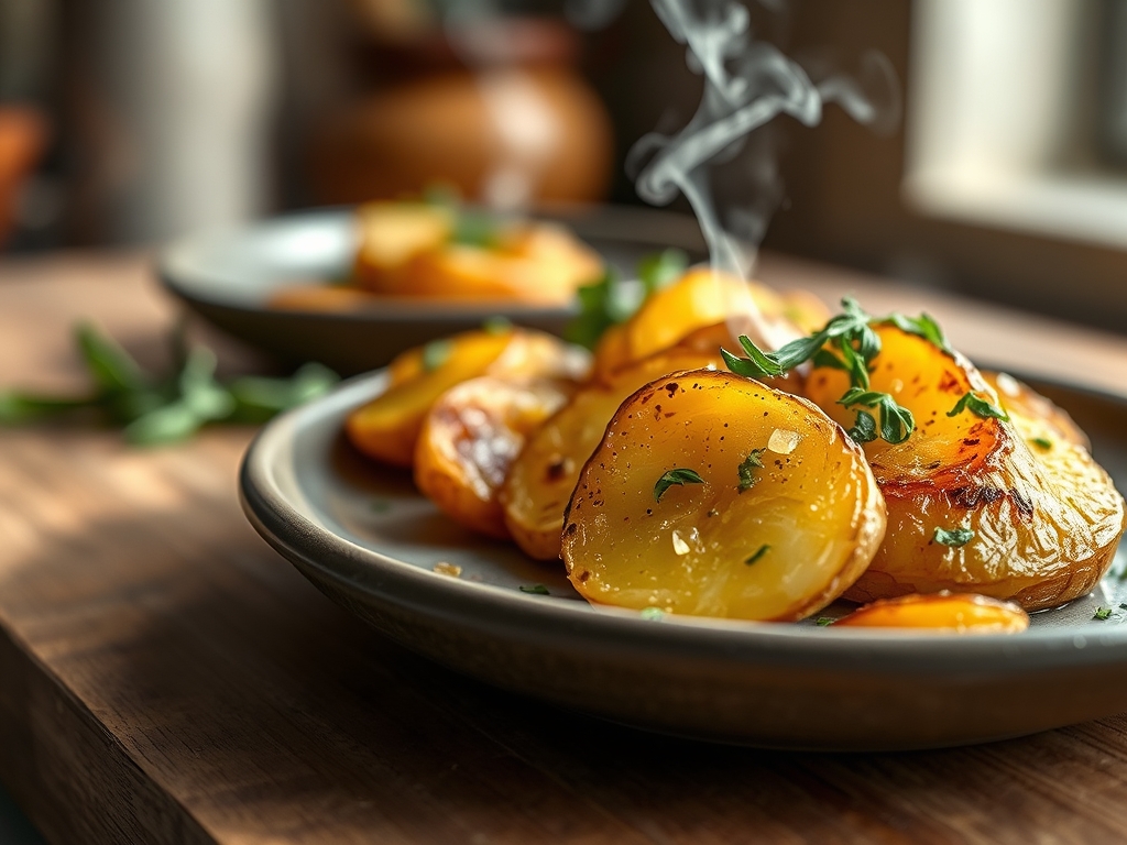 Freshly prepared unique potato recipes